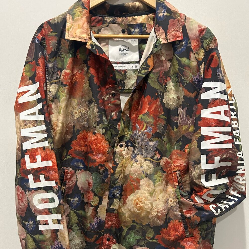 Herschel Supply Co. X Hoffman California Fabrics Voyage Coach Jacket.